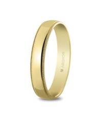 Alianza de Boda de Oro Amarillo Media Caña 4mm 9kl Alianza de Boda de Oro Amarillo Media Caña 4mm 9kl