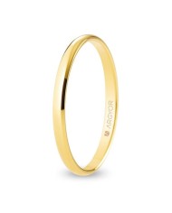 Alianza de Boda de Oro Amarillo Media Caña Confort 2mm 18kl
