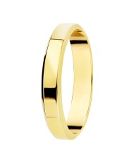 Alianza de Boda de Oro Amarillo Brillo Biselada 3mm 9kl Alianza de Boda de Oro Amarillo Brillo Biselada 3mm 9kl