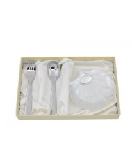 Cubiertos y Concha de Bautismo personalizables