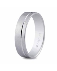 Alianza de Boda de Oro Blanco 3,5mm 9kl