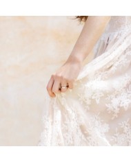 Alianza de plata media caña 3,5mm (57353)