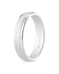 Alianza de boda plata 1ª Ley acabado mate-brillo (5740044)