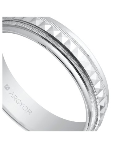 Alianza de plata 5mm facetada (5750152) Alianza de plata 5mm facetada (5750152)