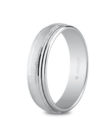 Alianza de plata 5mm facetado (5750133) Alianza de plata 5mm facetado (5750133)