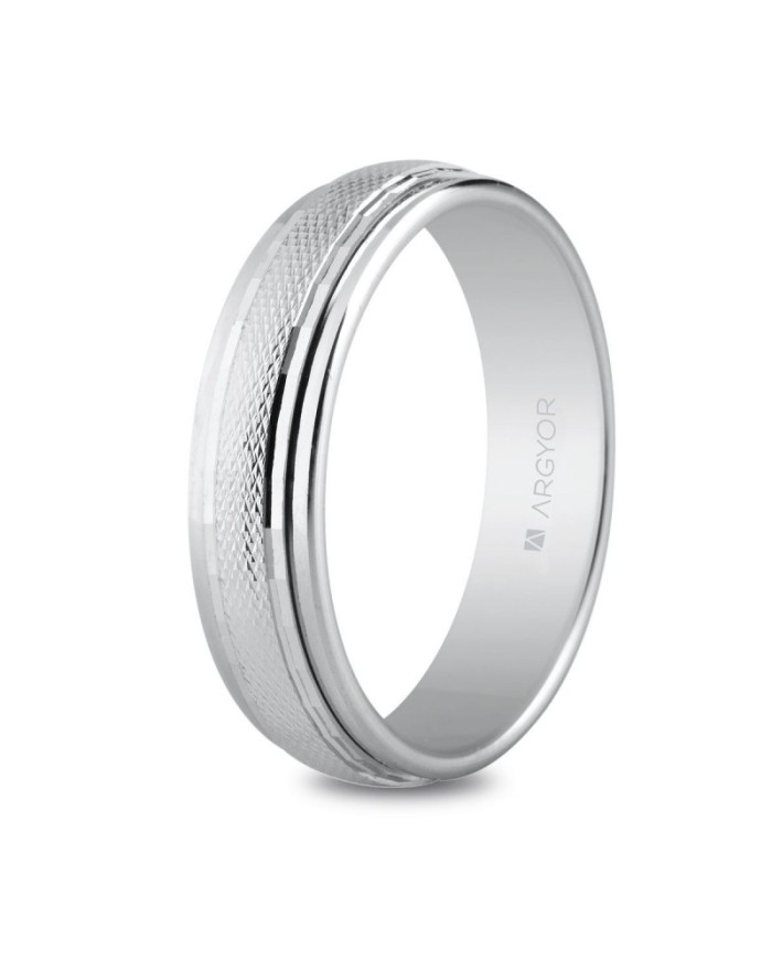 Alianza de plata 5mm facetado (5750133)