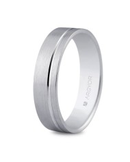 Alianza de boda en plata 5mm interior confort (5750316)