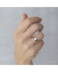 Alianza de boda en plata 5mm interior confort (5750316)