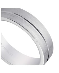 Alianza de plata 5,5mm bisel central (5755053N)
