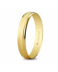 Alianza de Boda de Oro Brillo 3,5mm 9kl