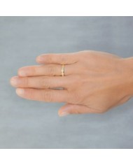 Alianza de Boda de Oro Brillo 3,5mm 9kl