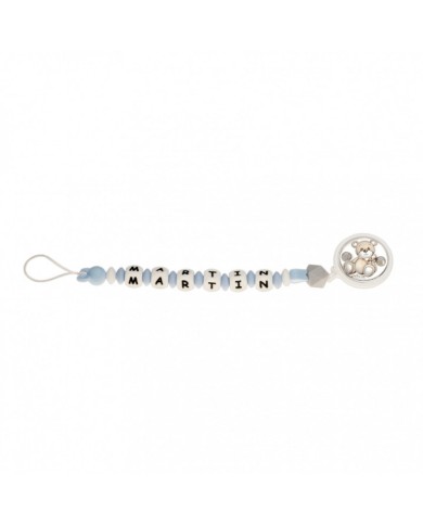 PINZA CHUPETES ABALORIOS PERSONALIZADA