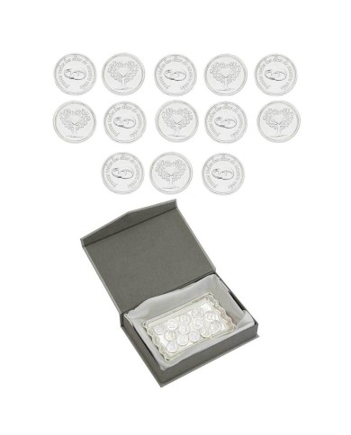 Arras Acero Plateado con estuche