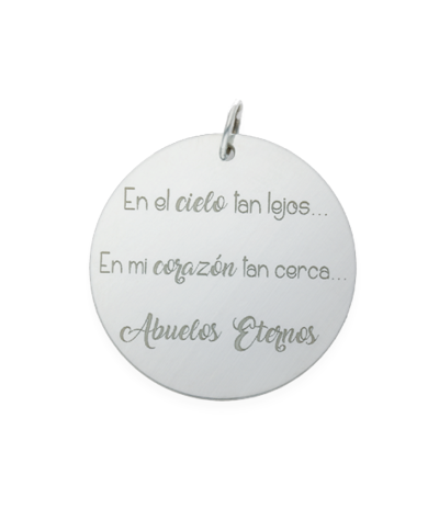 CHAPA PARA RAMO DE NOVIA PLATA 23 mm