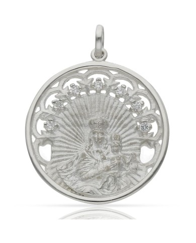 MEDALLA V. DEL CARMEN PLATA 925MM - 30MM