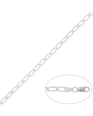 CADENA PLATA 925MM BILBAO - 4MM