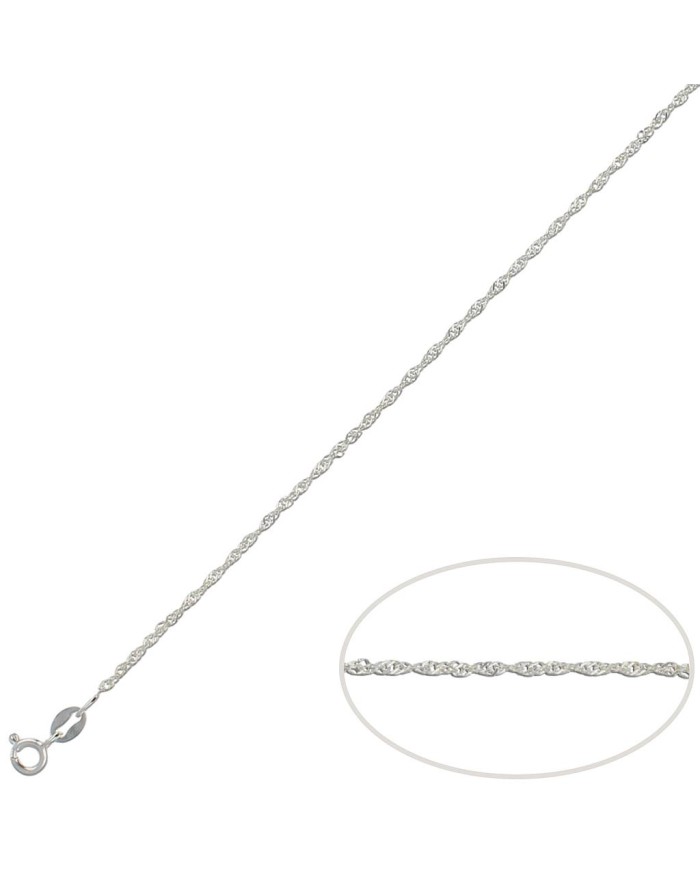 CADENA PLATA 925MM SINGAPUR - 1.50MM