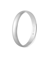 Anillo de boda oro blanco 3 mm 18kl