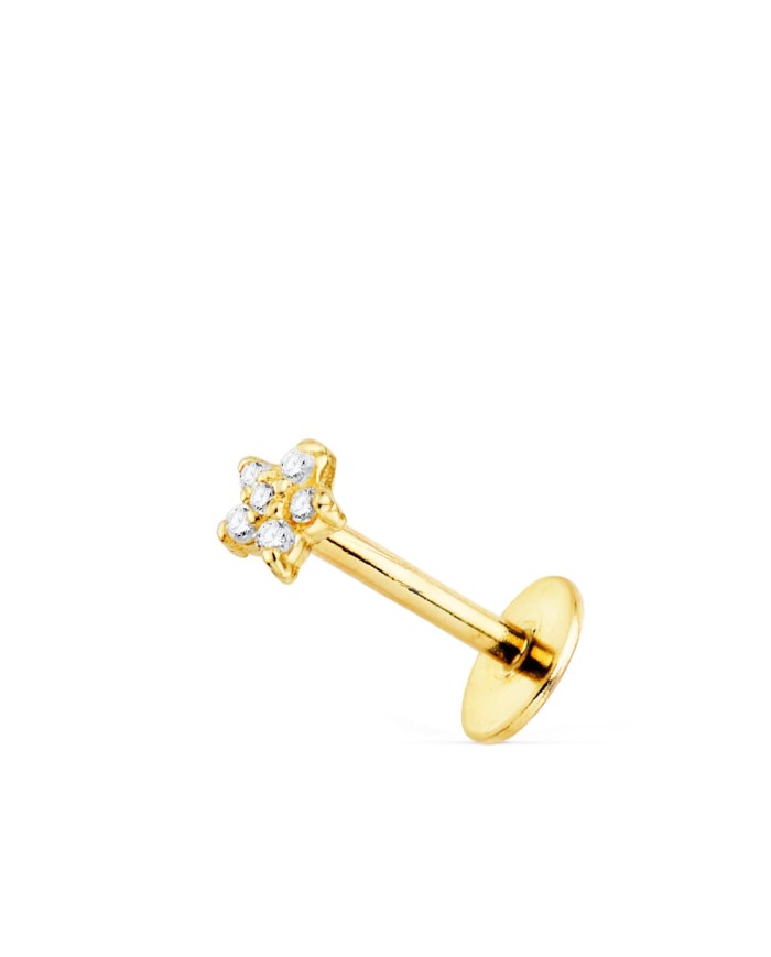 Piercing Oreja oro 18k estrella Piercing Oreja oro 18k estrella