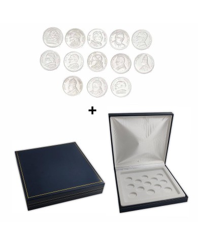 ARRAS PAPAS PLATA DE LEY 21MM + BANDEJA Estuche Polipiel