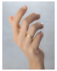 Alianza de Boda de Oro Amarillo 4,5mm 9kl